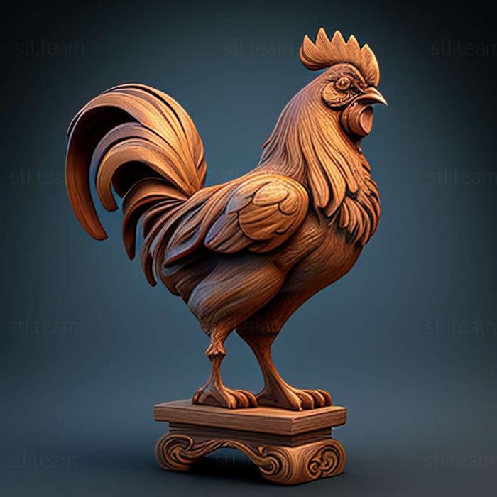 3D model chicken 3d model (STL)